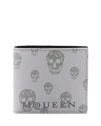 McQueen Printed Skull BiFold Wallet