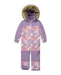 Deux par Girls' One-Piece Discover Snowsuit Flower - Little Kid, Big Kid