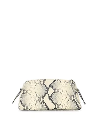 Staud Maude Snake Embossed Leather Convertible Crossbody Clutch