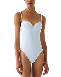 kate spade new york Bow Back One Piece Swimsuit