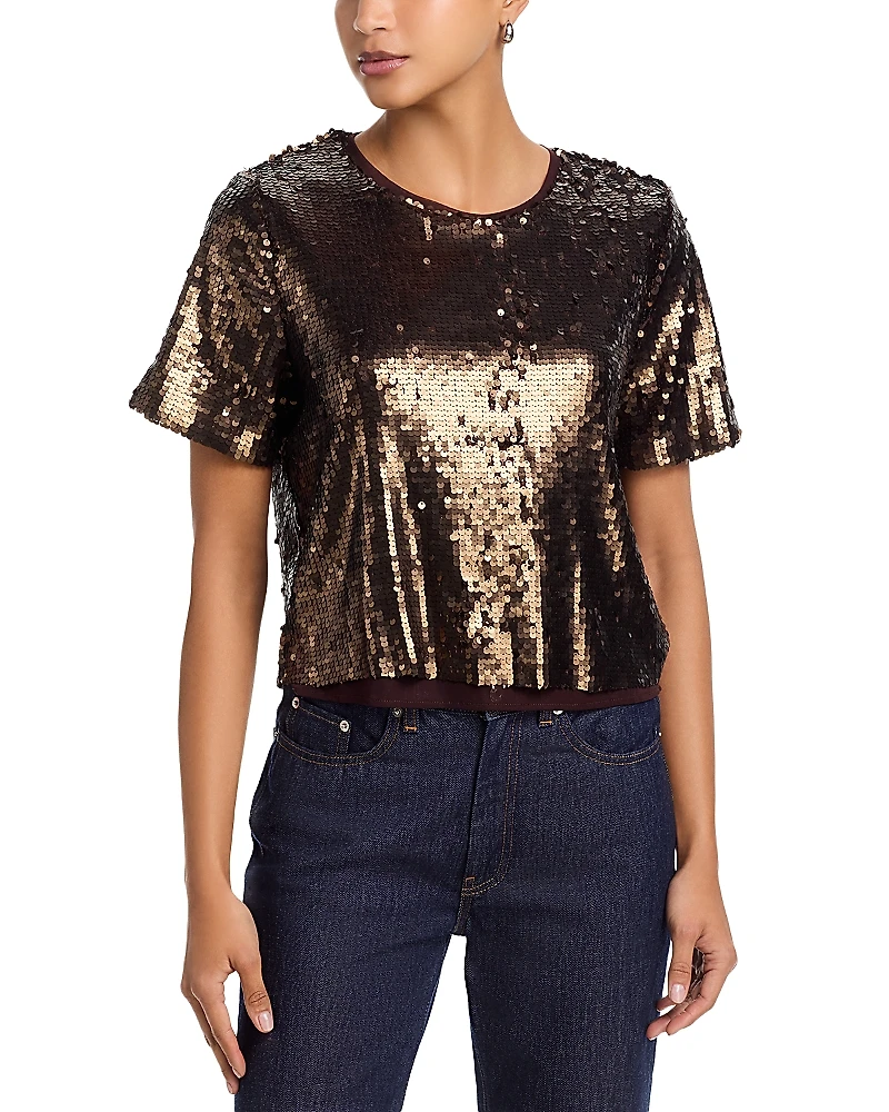 rag & bone Lucy Sequin Tee
