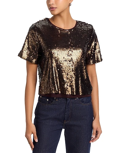 rag & bone Lucy Sequin Tee