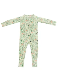 Mottete Girls' Sage Blossom Bamboo Sleeper - Baby