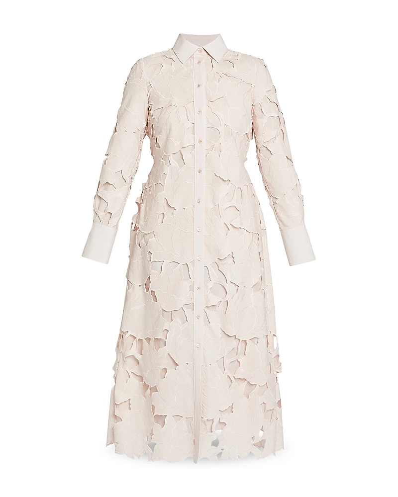 Erdem Long Sleeve Shirt Dress