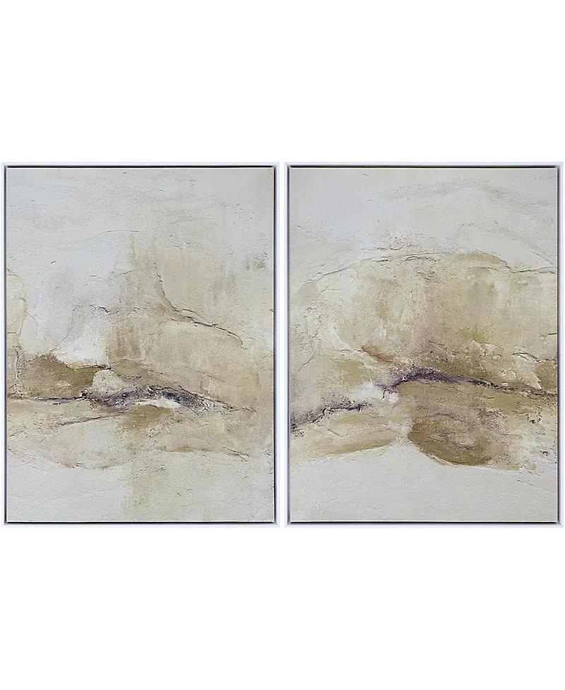 Surya Sand Mountain Framed Art, Set of 2