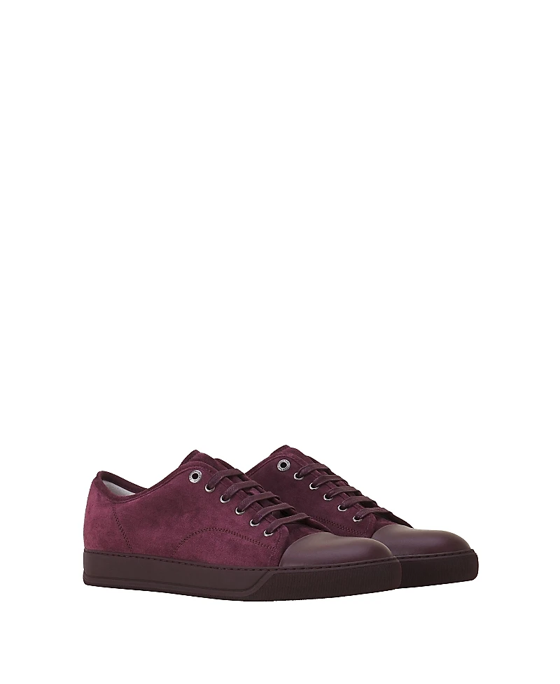 Lanvin Men's DBB1 Leather and Suede Sneakers