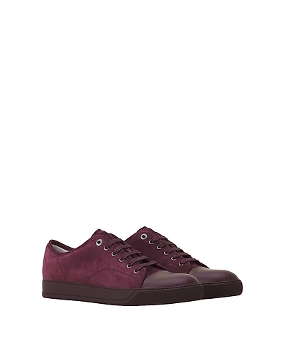Lanvin Men's DBB1 Leather and Suede Sneakers