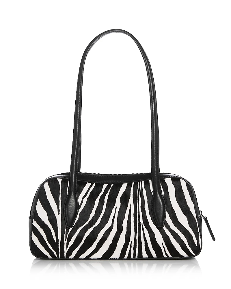 Madewell Mini Zebra Print Calf Hair Shoulder Bag
