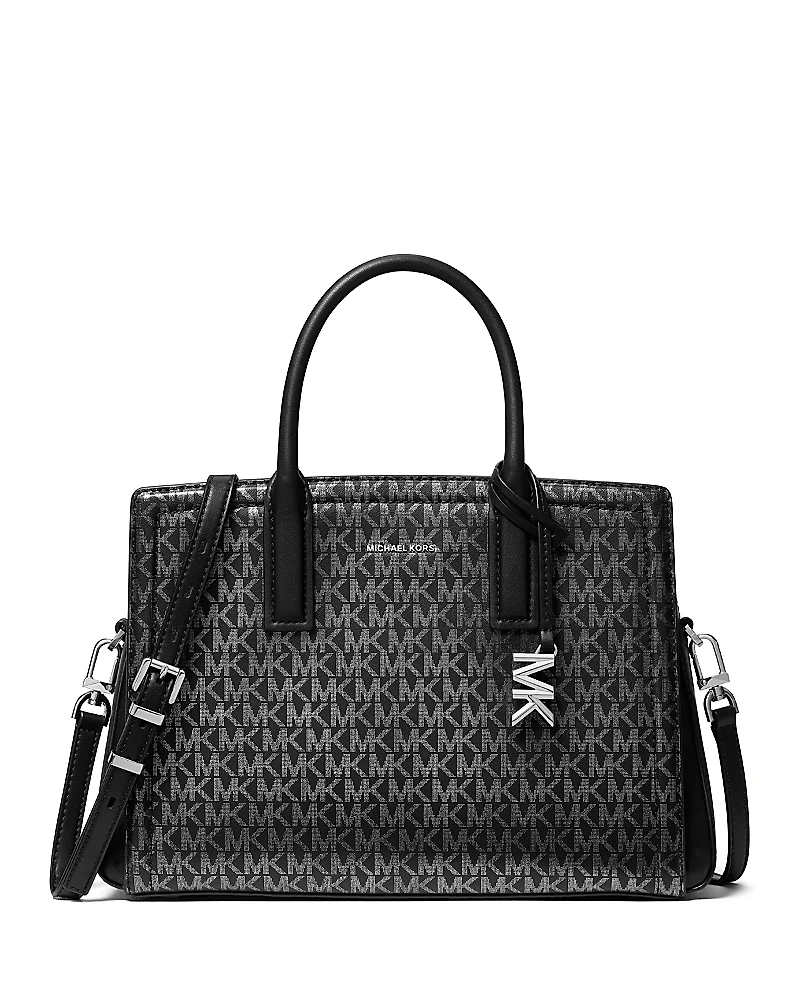 Michael Kors Laila Medium Black Satchel