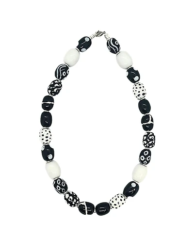 Kazuri Monochrome Symphony Necklace