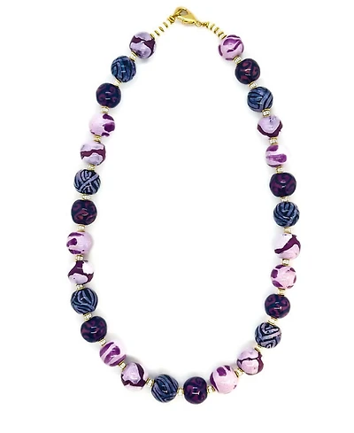 Kazuri Purple Match Necklace