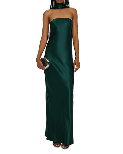 Reformation Oren Silk Dress