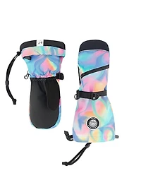 Deux par Deux Girls' Winter Mittens Teknik Heart - Little Kid, Big Kid