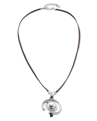UNOde50 Pearl Leather Necklace