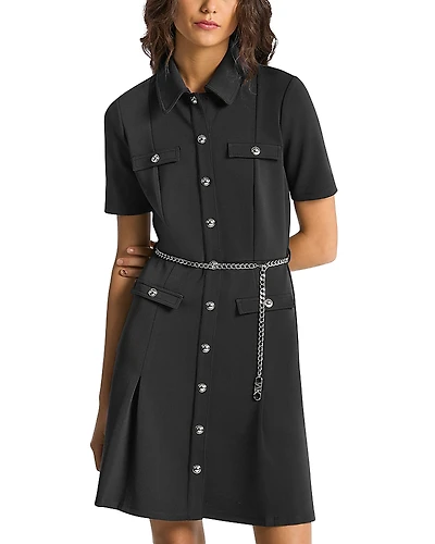 Michael Kors Multi Pocket Mini Shirtdress