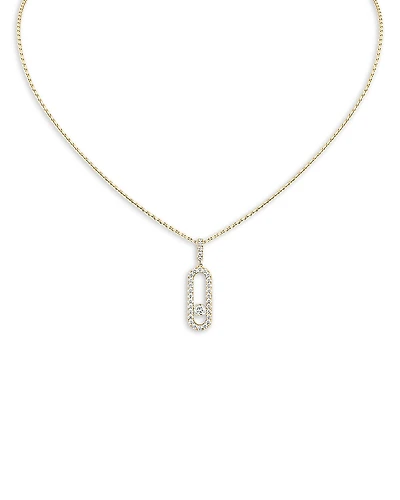 Messika Diamond Move Uno Large Model Pave Necklace