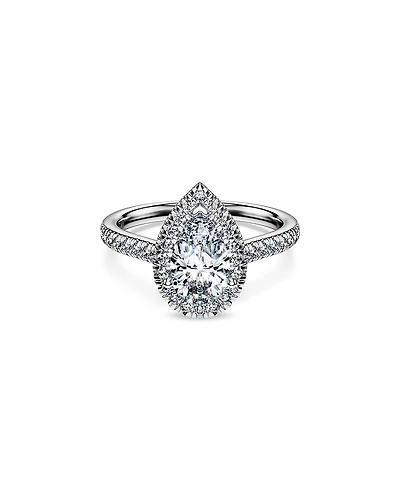 Swarovski Eternity Certified Lab Grown Diamond Pear Halo Ring