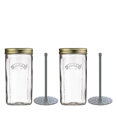 Kilner Pickle Jars with Lifter, Set of 2