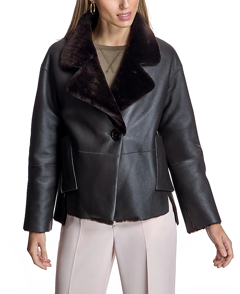 Maximilian Shearling Lamb Jacket