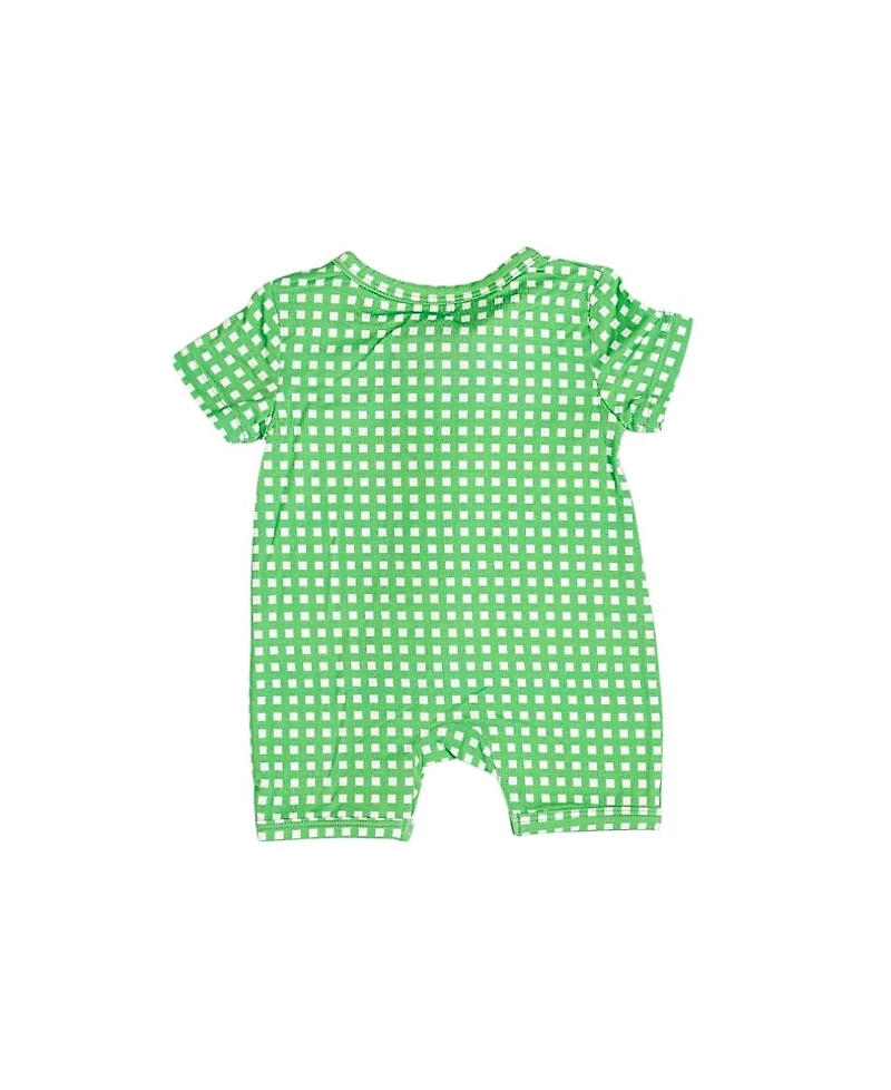 Motette Boys' Garden Gingham Bamboo Sleeper - Baby