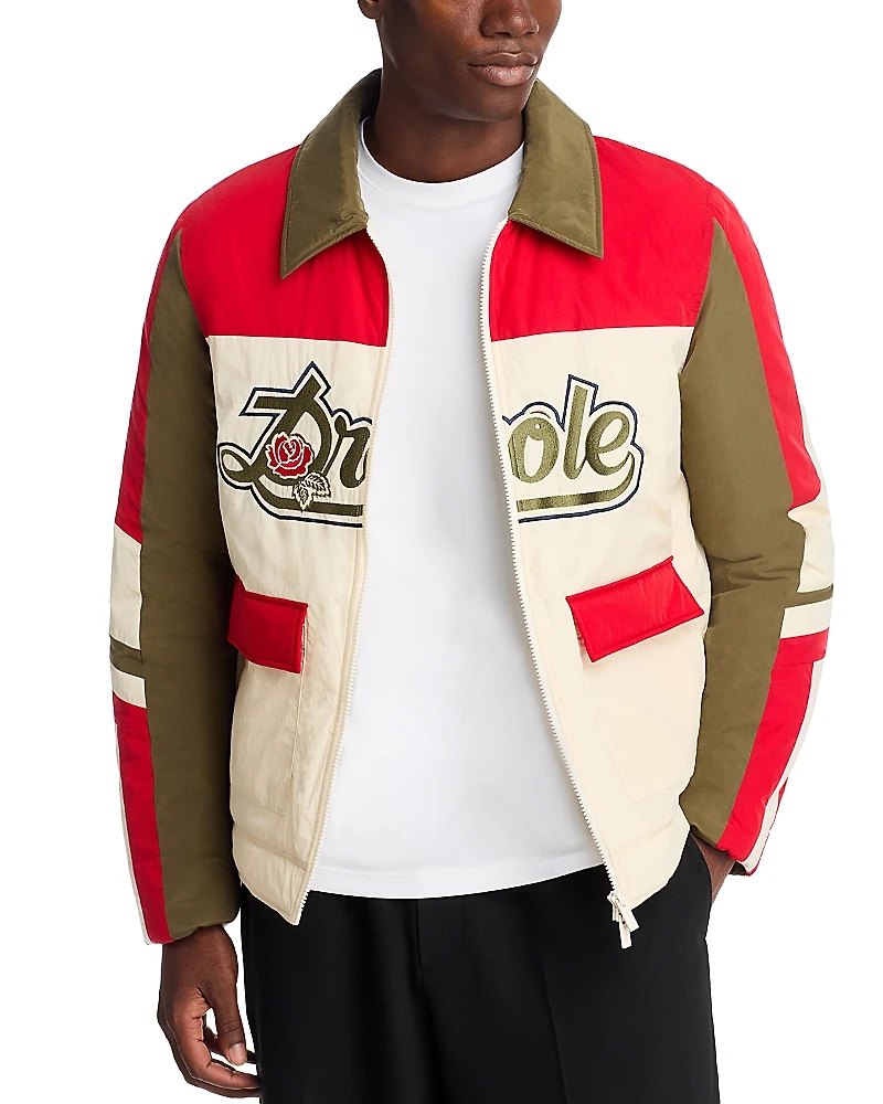 Drole De Monsieur Men's La Veste Logo Racing Jacket