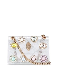 Kurt Geiger London Kensington Gem Mini Vinyl Convertible Crossbody