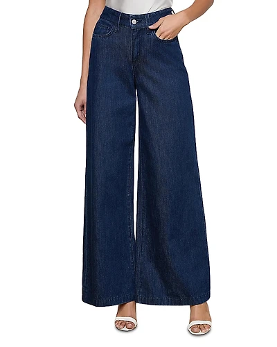 L'Agence Pacey High Rise Wide Leg Jeans