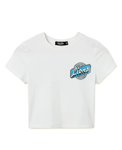 Junk Food Clothing Women's Nfl Detroit Lions Cheers Baby Tee