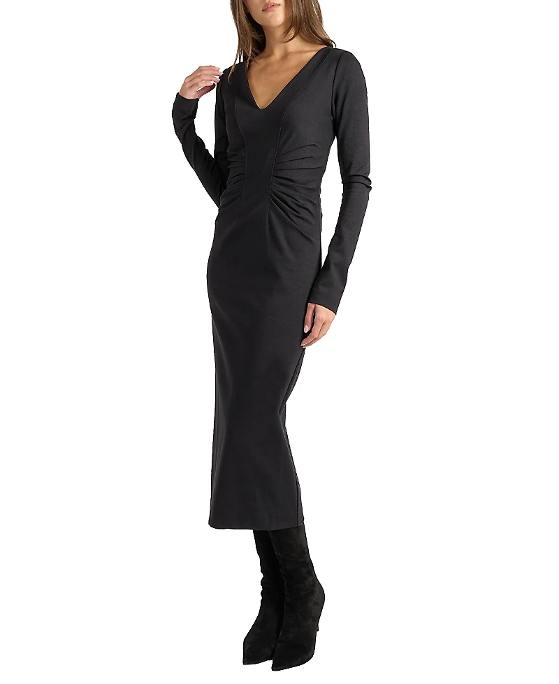 Santorelli Willa Long Sleeve Midi Dress
