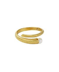 Ottoman Hands Avalon Pearl Stacking Ring