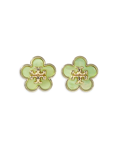 Tory Burch Kira Flower Stud Earrings