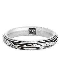 John Varvatos Men's Sterling Silver Gothic Band