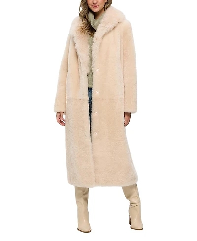Gorski Sheared Cashmere Goat Coat