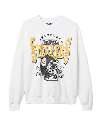 Junk Food Clothing Unisex Nfl Pittsburgh Steelers Conversion Flea Market Crew Fleece