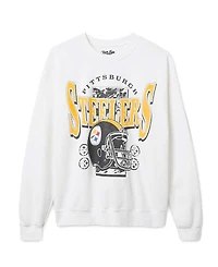 Junk Food Clothing Unisex Nfl Pittsburgh Steelers Conversion Flea Market Crew Fleece