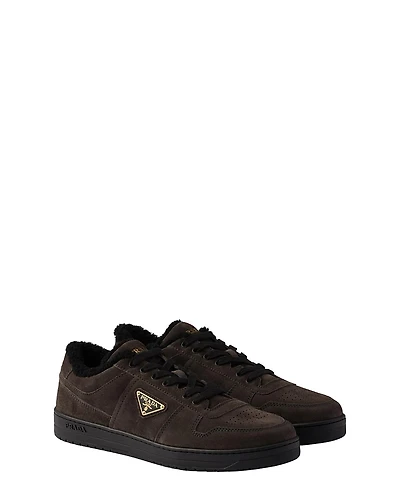 Prada Men's Downtown Suede Sneakers