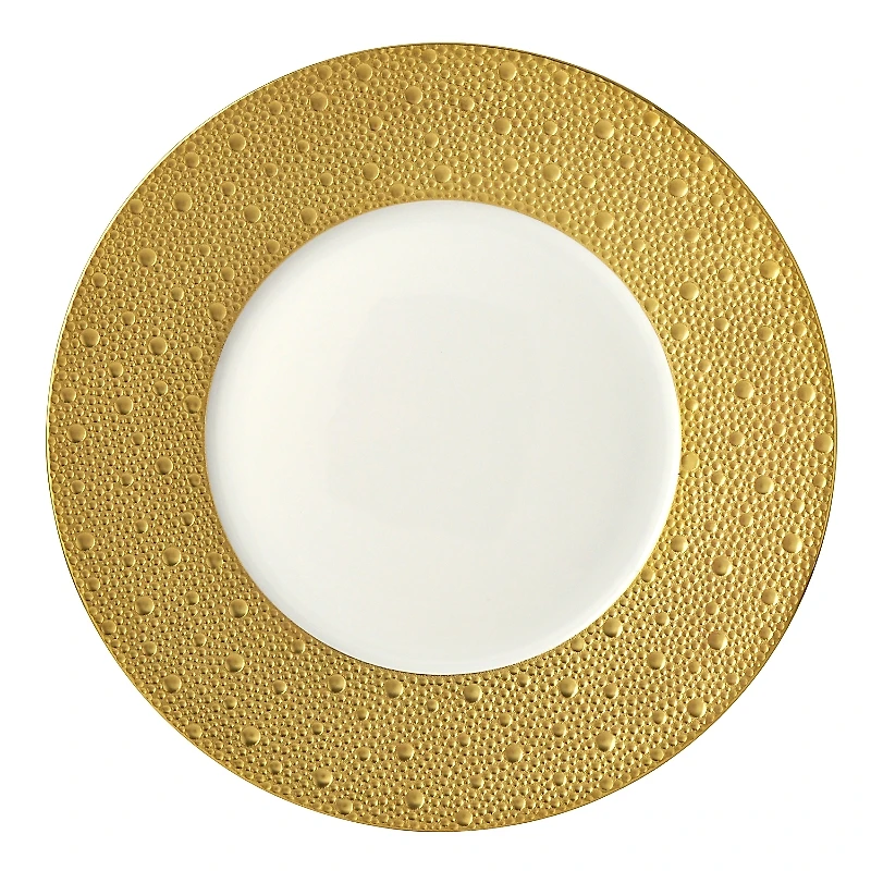 Bernardaud Ecume Gold Dinner Plate