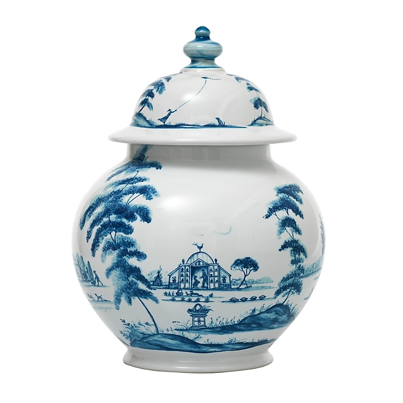 Juliska Country Estate Delft Blue 10 Lidded Ginger Jar