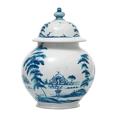 Juliska Country Estate Delft Blue 10 Lidded Ginger Jar