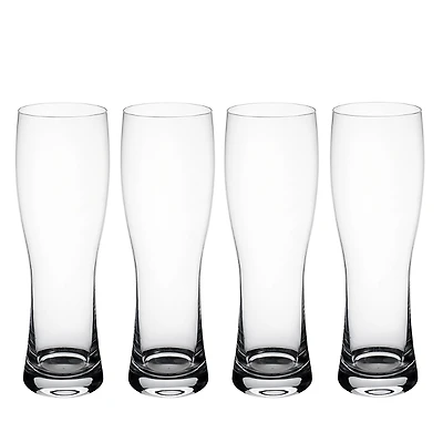 Villeroy & Boch Purismo Wheat Beer Pilsner Glass, Set of 4