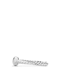 Petite Pavé Oval Ring with Diamonds