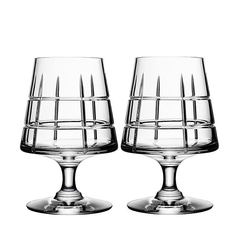 Orrefors Street Specialty Drinkware by Jan Johansson Cognac Glass, Set of 2