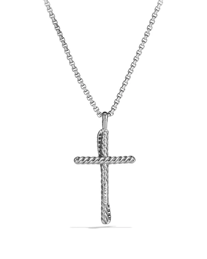 Crossover Cross with Diamonds on Chain
