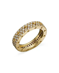Roberto Coin 18K Yellow Gold Pois Moi Diamond Pave Ring