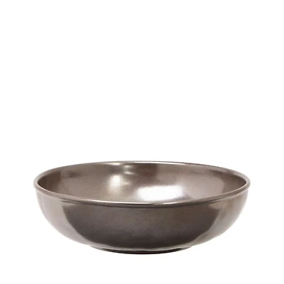 Pewter Stoneware Coupe Pasta/Soup Bowl