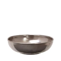 Pewter Stoneware Coupe Pasta/Soup Bowl