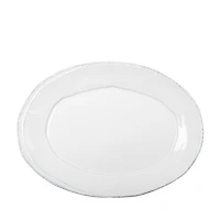 Lastra White Small Oval Platter
