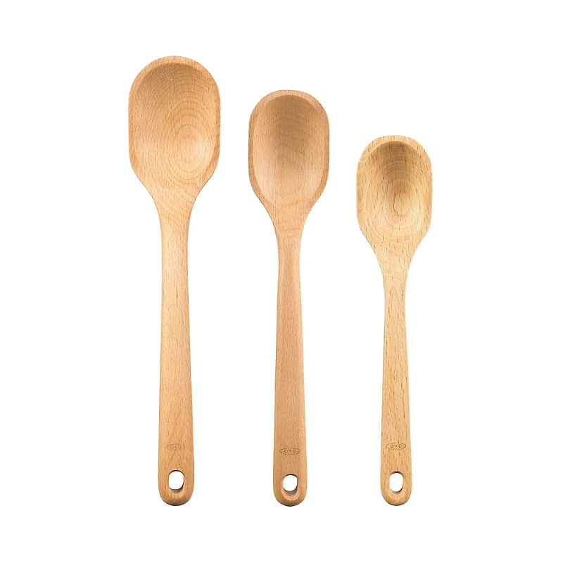 Oxo Good Grips 3-Piece Wooden Spoon Set
