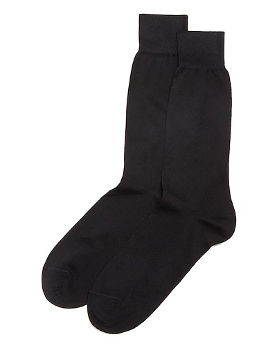 The Men's Store at Bloomingdales Cotton Blend Dress Socks - Exclusive