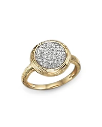 Diamond Circle Statement Ring